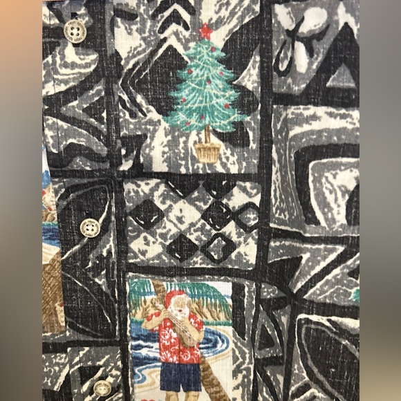 REYN Spooner NWT Holiday ALOHA Hawaiian Shirt  2XL - Picture 5 of 8